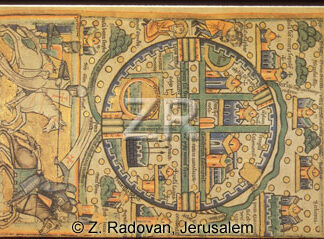 1069 Crusader Jerusalem map