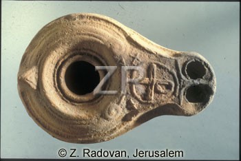 1385-5 Christian oil lamp