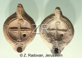 1385 Christian oil lamps