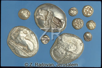 1528-3 Early Greek coins