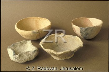 4347-3 Cnaanite oil lamps