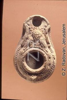 4351-12 Herodian oil lamp