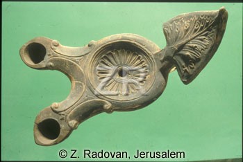 4355-2 Roman oil lamp