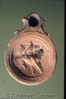 4357-4 Roman oil lamp