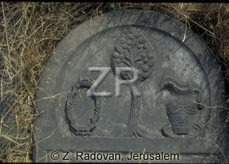 4616-2 Jewish tombstones