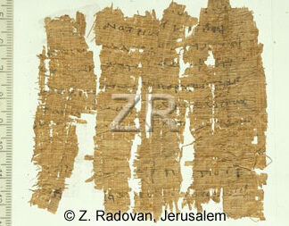 4692-1 Papyrus inscription