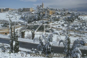 591-1 Jerusalem in snow