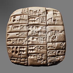 6289. Early Sumerian script