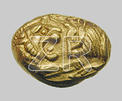 6166-1- Lydian gold coins