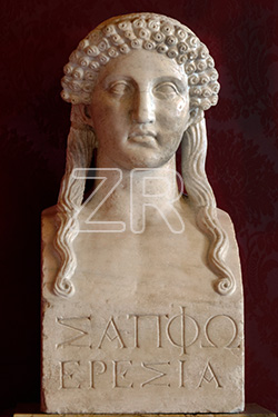 5872-1- Sappho, Greek poetess