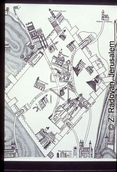 1070 Crusader Jerusalem map
