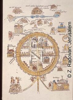 1071 Crusader Jerusalem map
