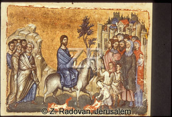 1081 Jesus entering Jerusal