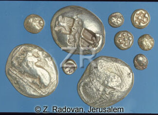 1528-3 Early Greek coins