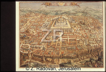 1603 Jerusalem map