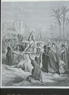 2764 Jesus entering Jerusal