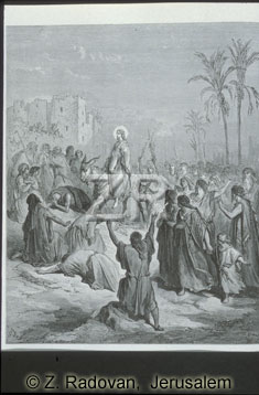 2764 Jesus entering Jerusal