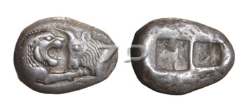 5293.-Lydian silver coin