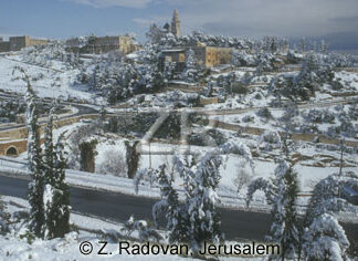 591-1 Jerusalem in snow