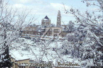 591-2 Jerusalem in snow
