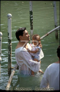 593-7 Baptizing in Jordan