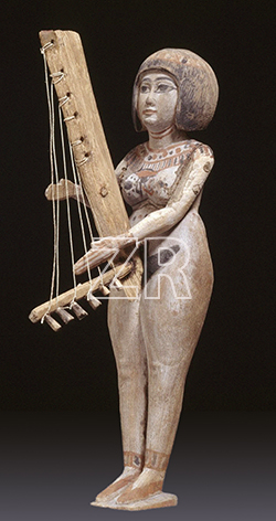 6224. Harp player, Egypt