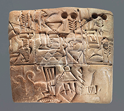 6305. Proto Cuneiform tablet
