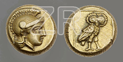 6717. Gold Stater from Mytilene