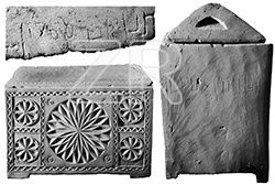 6954. Ossuary with Hebrew inscription